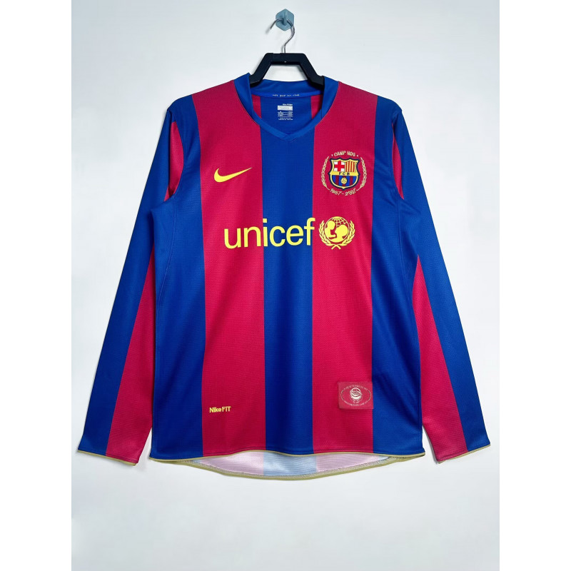 Barcelona Retro Manga Larga Local 07-08