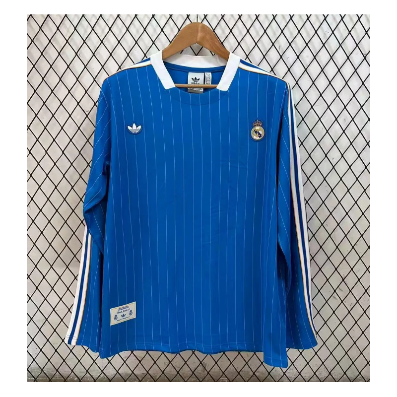 Real Madrid Manga Larga Icon Azul 25-26