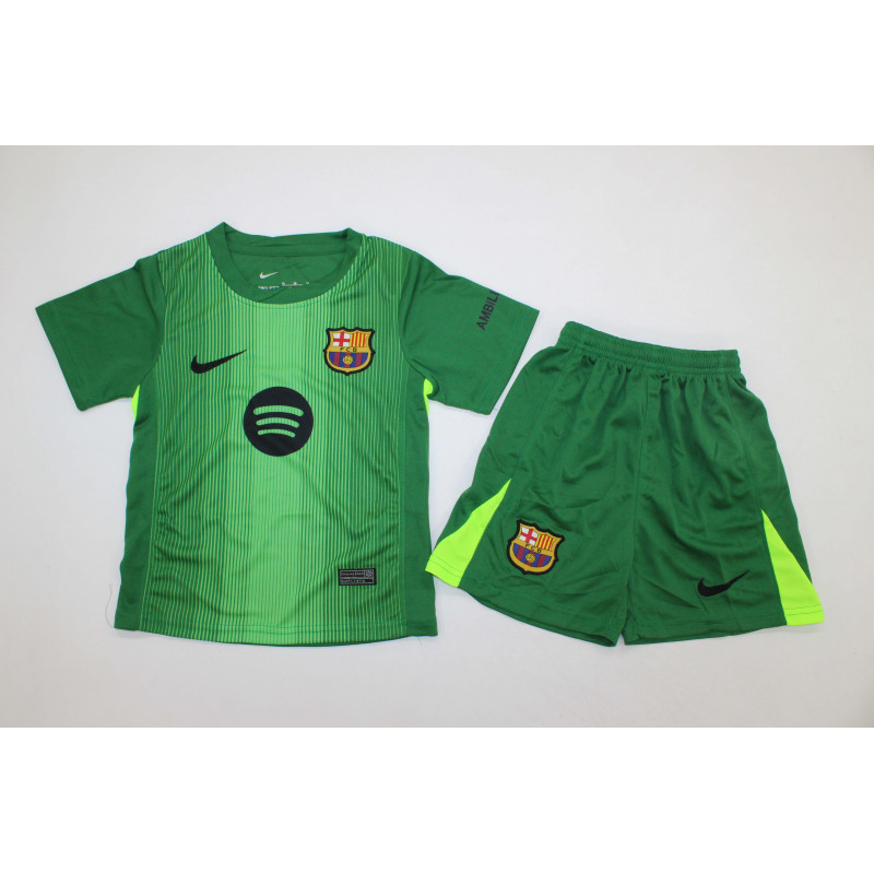 Barcelona KIT NIÑO Portero Verde 25-26