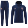 Barcelona Chandal Con Capucha Azul Oscuro 25-26