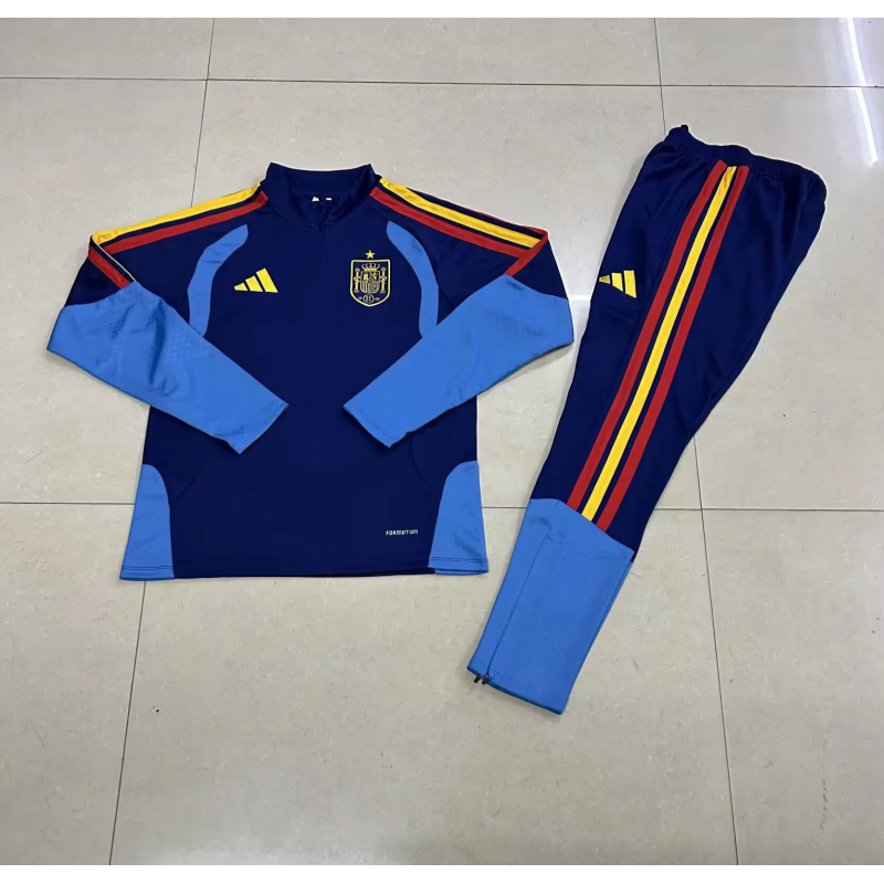Chandal Niño España Azul Oscuro 2026