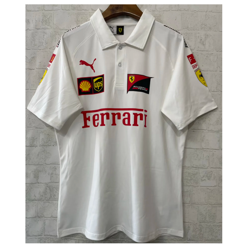 F1 Polo Ferrari Blanco