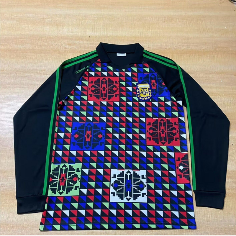 Argentina Retro Manga Larga Portero 1990