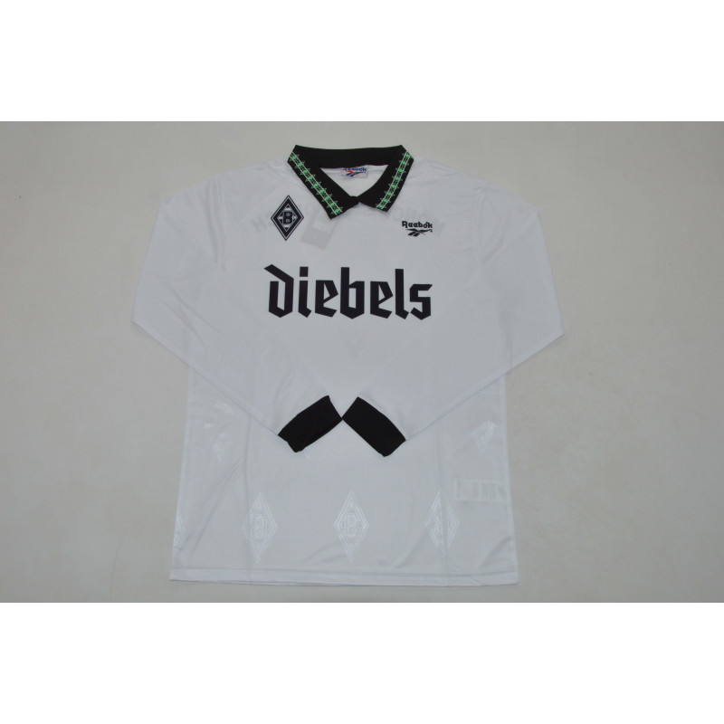 Borussia Monchengladbach Retro Manga Larga Local 95-96