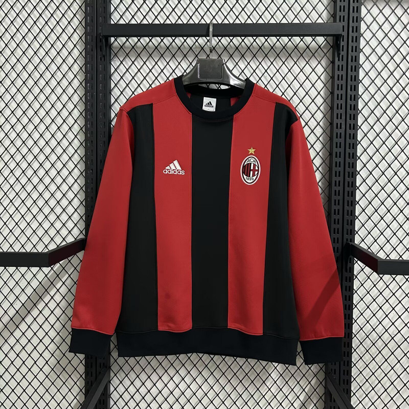 Milan Sudadera Roja Negra 25-26