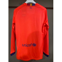 Barcelona Retro Manga Larga Player Version Visitante 14-15