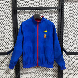 España Cortavientos Reversible Rojo Azul 2026