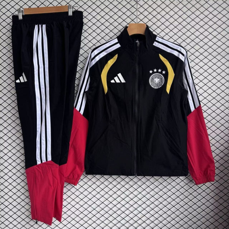 Alemania Chandal Cortavientos Negro 2026