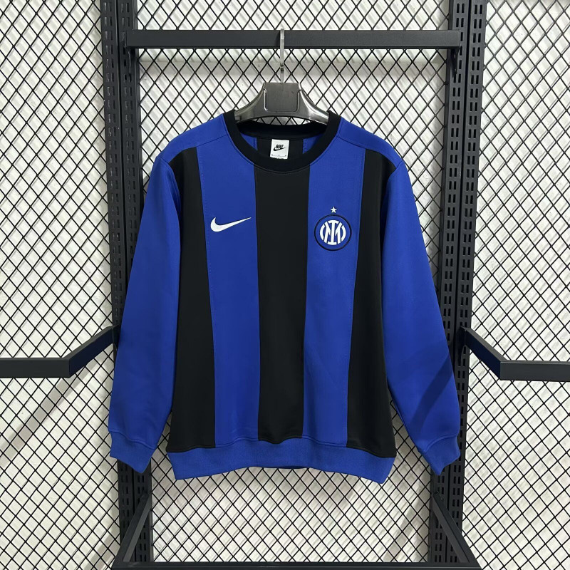 Inter de Milan Sudadera Azul Negra
