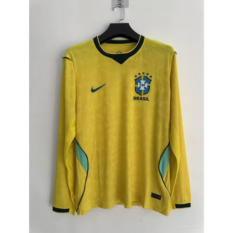 Brasil Player Version Manga Larga Local 2026