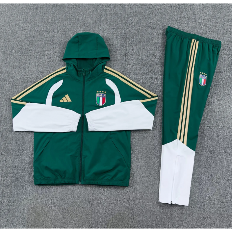 Italia Chandal Cortavientos Verde 2026