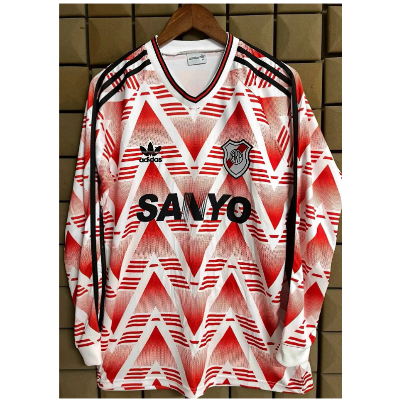 River Plate Retro Manga Larga Visitante 1994
