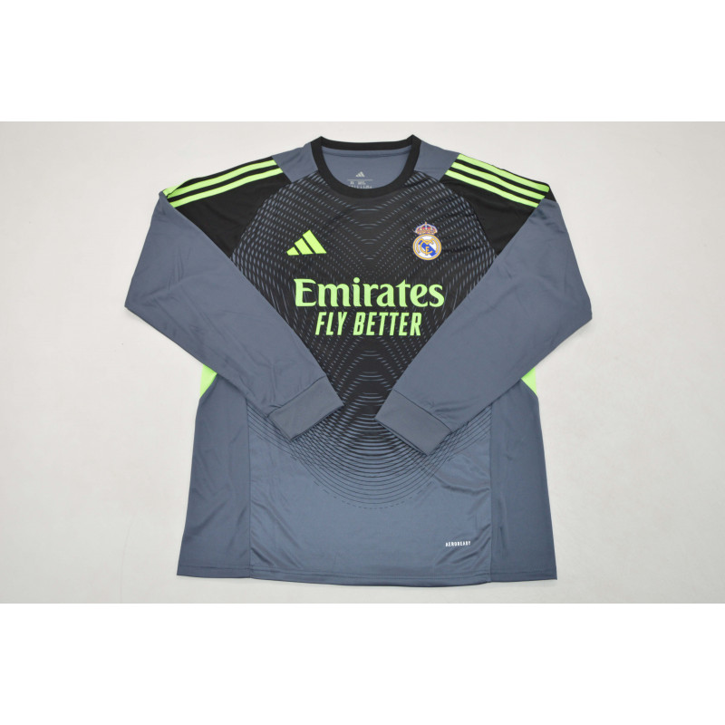 Real Madrid Manga Larga Portero Gris 25-26