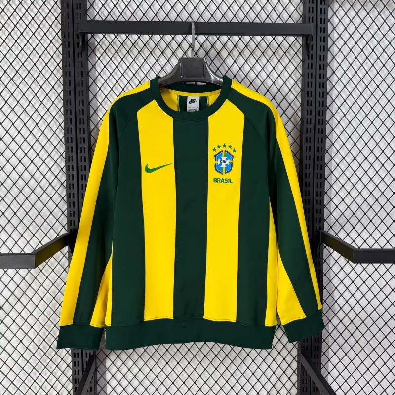 Brasil Sudadera Amarilla Verde 2026