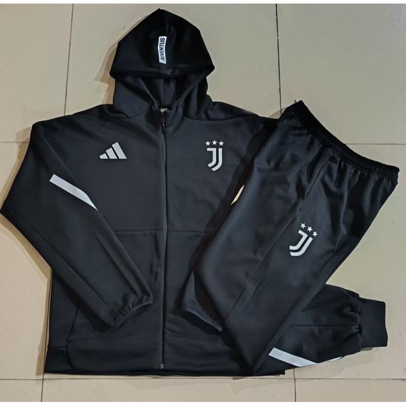 Juventus Chandal Negro con Capucha 25-26