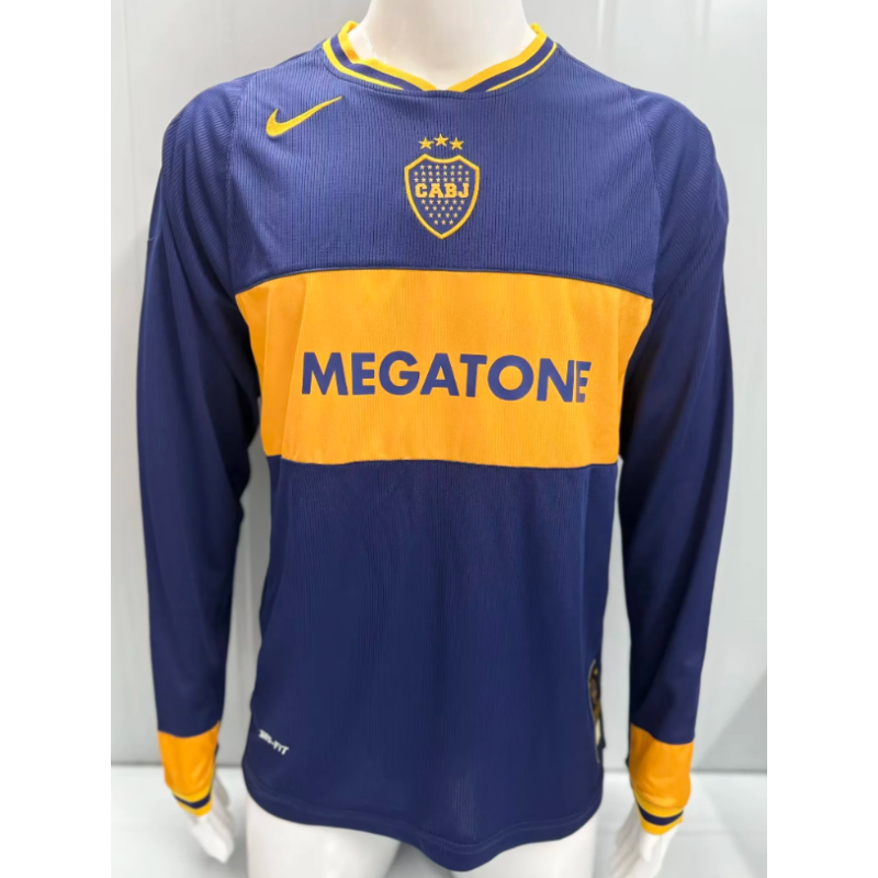 Boca Juniors Retro Manga Larga Local 06-07