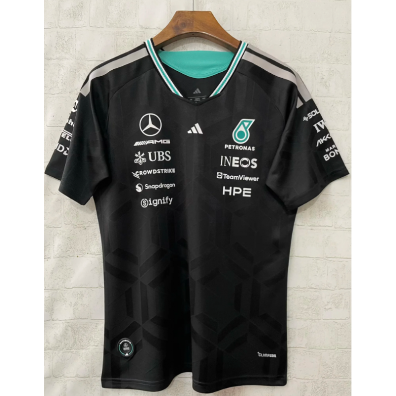 F1 Camiseta Mercedes Negra 2026
