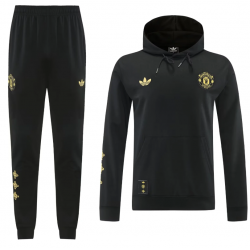 Manchester United Chandal Sudadera Negro 25-26