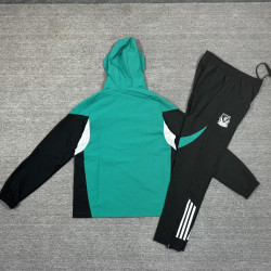 Liverpool Chandal Cortavientos Verde Con Capucha 25-26