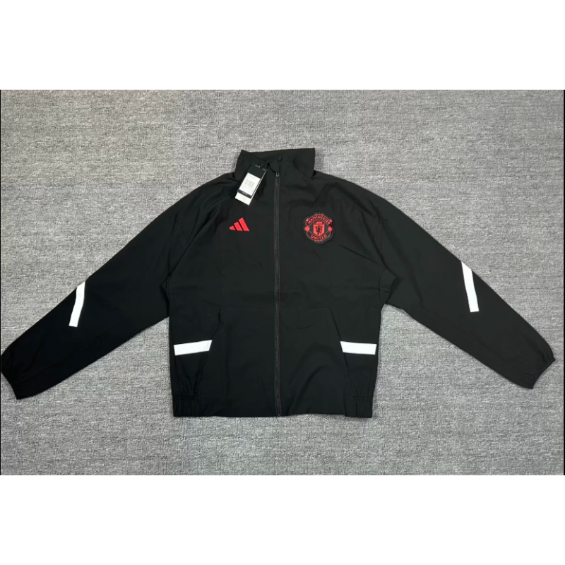 Manchester United Cortavientos Negro 25-26