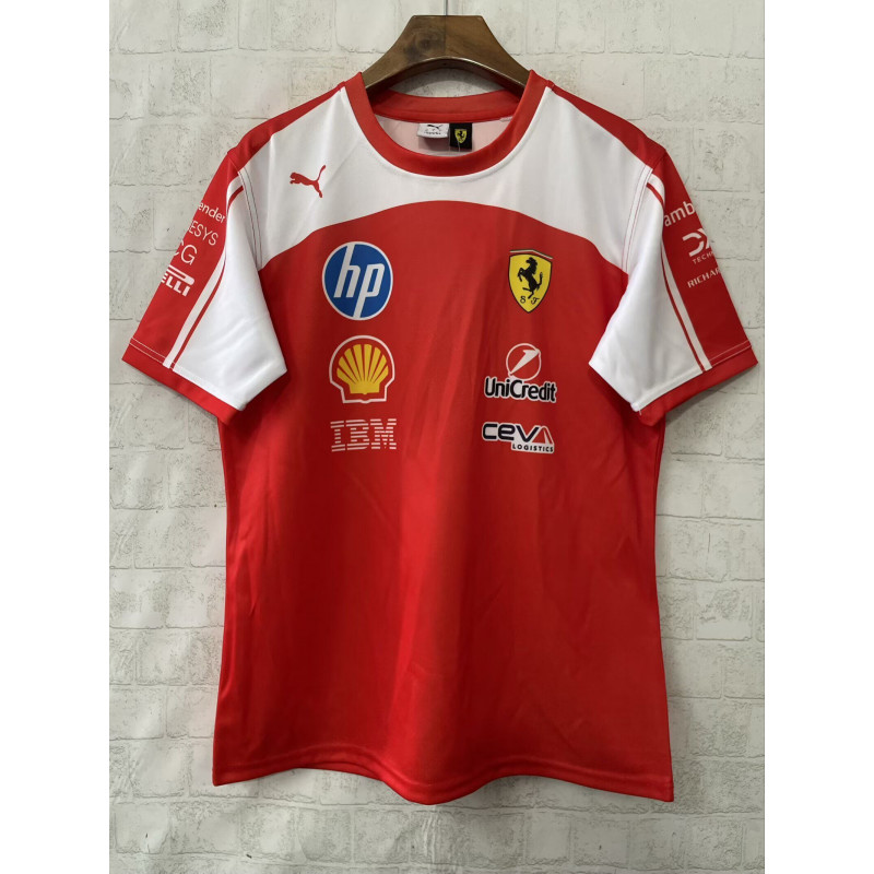 F1 Camiseta Ferrari Roja Blanca 2026