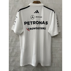 F1 Polo Mercedes Blanco 2026