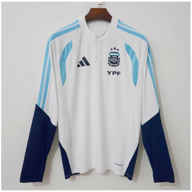 Argentina Sudadera Entrenamiento Blanca 2026