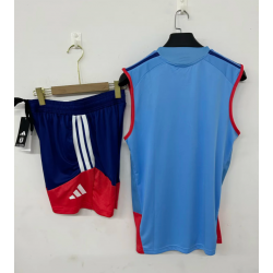 Kit Entrenamiento Japon Sin Mangas Azul 25-26