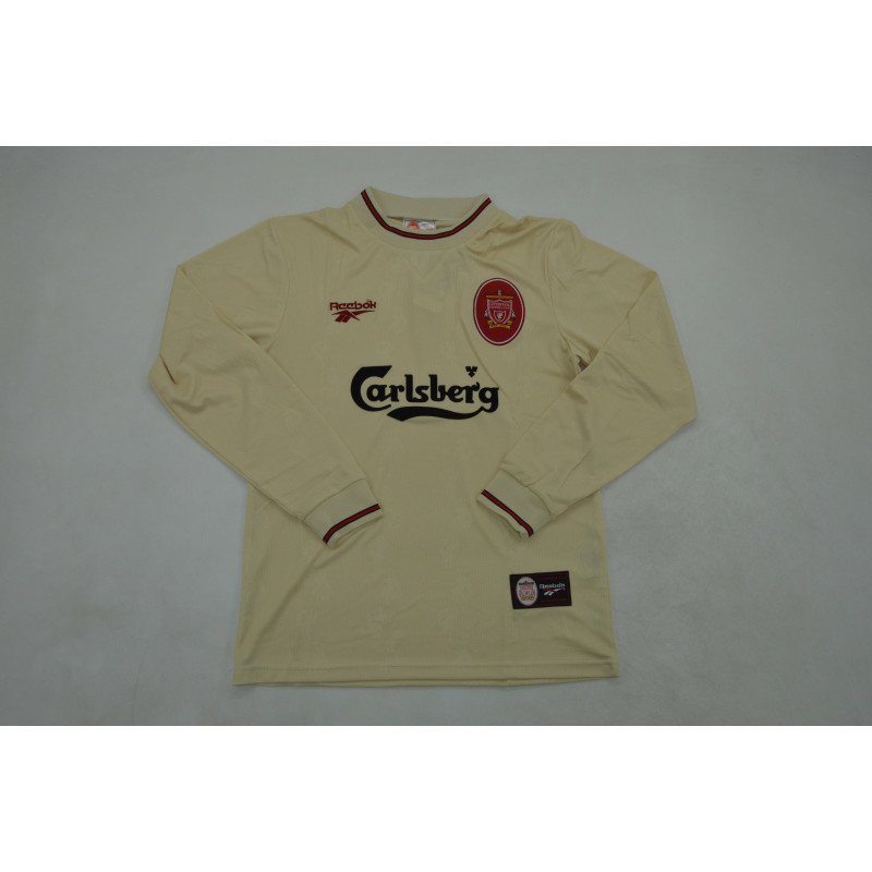 Liverpool Retro Manga Larga Visitante 96-97