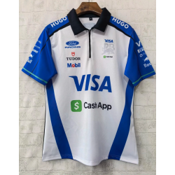 F1 Polo Red Bull Blanco 2026