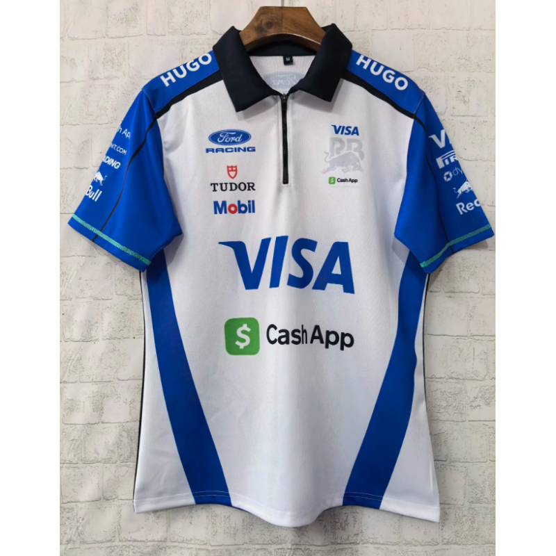 F1 Polo Red Bull Blanco 2026