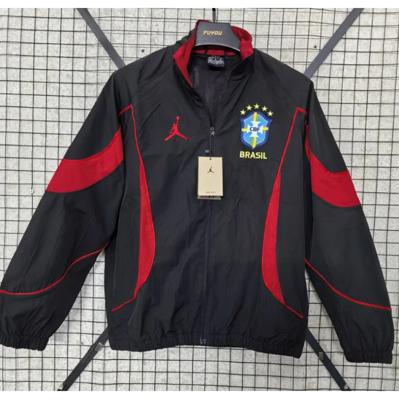 Brasil Cortavientos Rojo 2026