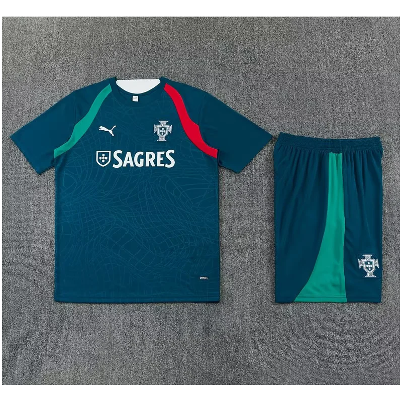 Kit Entrenamiento Portugal Verde Oscuro 2026