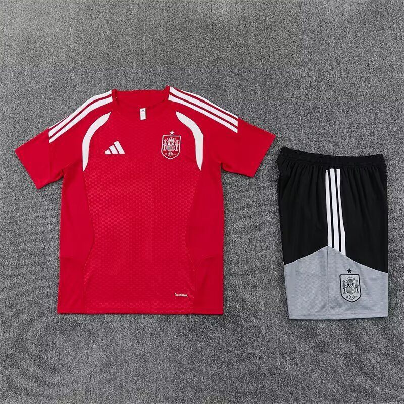 Kit Entrenamiento España Rojo Gris 2026