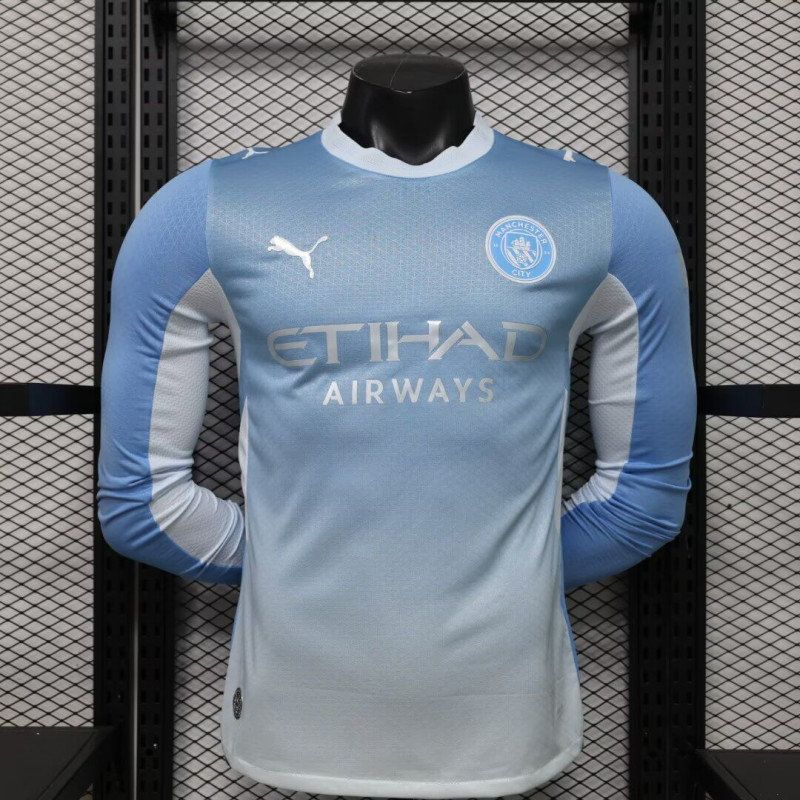 Manchester City Manga Larga Player Version Local 26-27