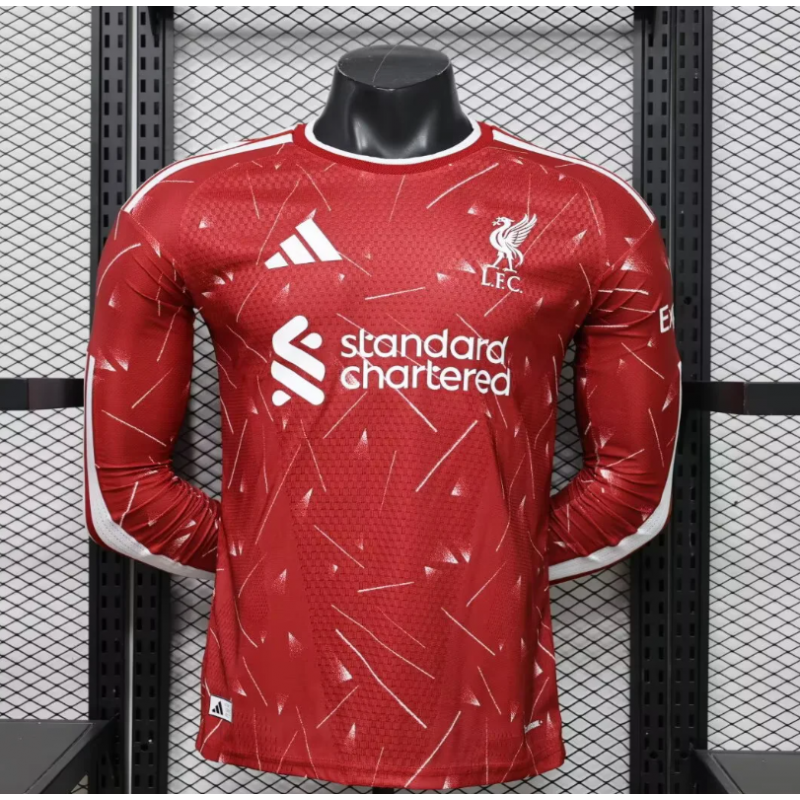 Liverpool Player Version Manga Larga Local 26-27