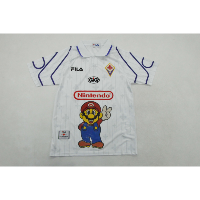 Fiorentina Retro Visitante x Mario Bros 97-98