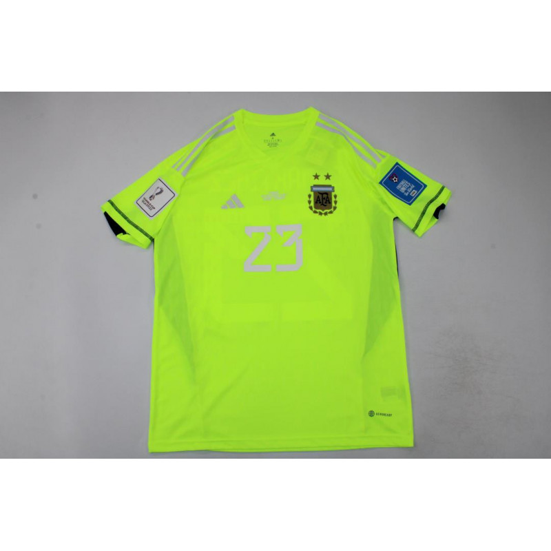 Argentina Portero Final Mundial Amarilla 2022