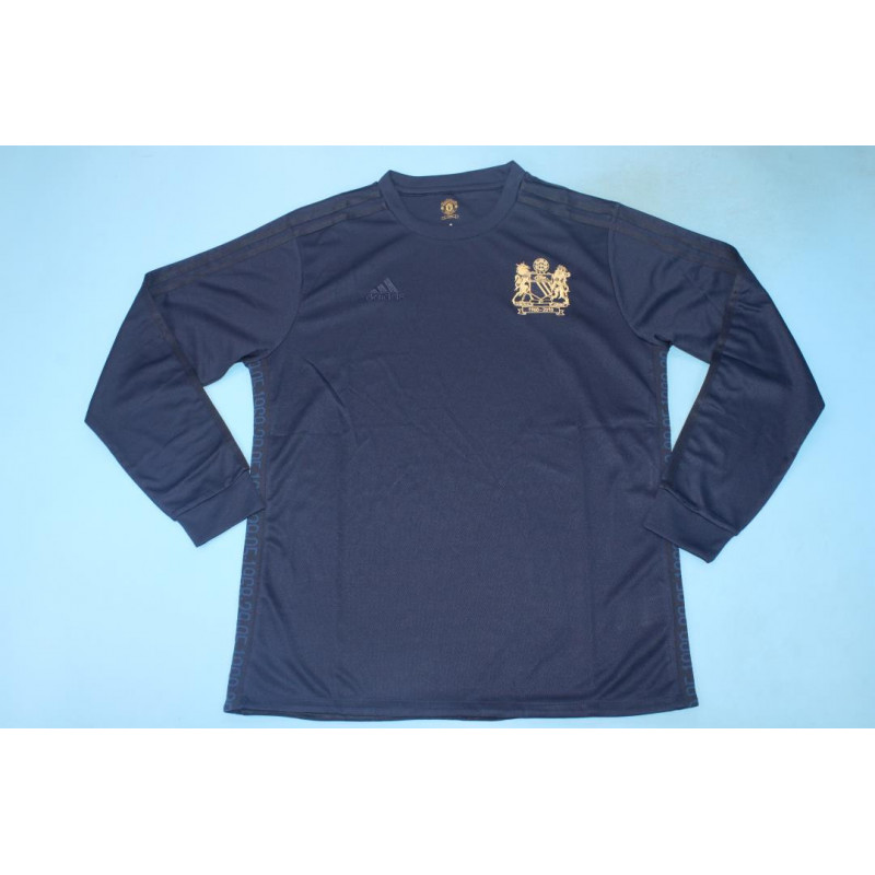 Manchester United Retro Manga Larga VIsitante 68
