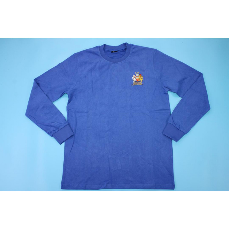 Manchester United Retro Manga Larga Visitante 68