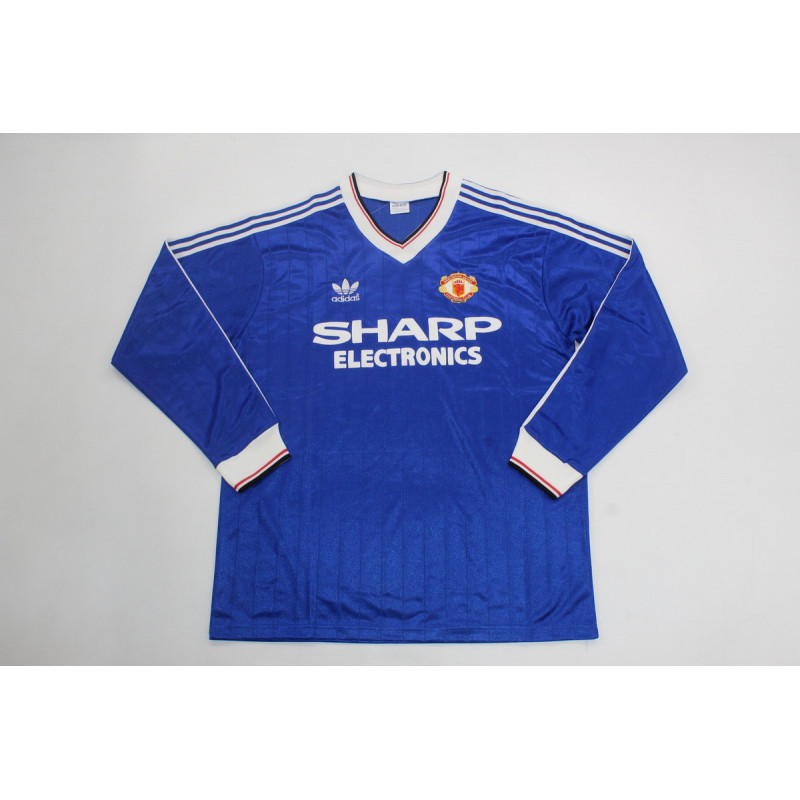 Manchester United Retro Manga Larga Tercera 82-83