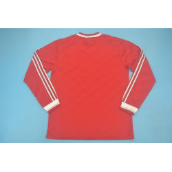 Manchester United Retro Manga Larga Local 86-88