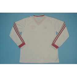 Manchester United Retro Manga Larga Visitante 86-88